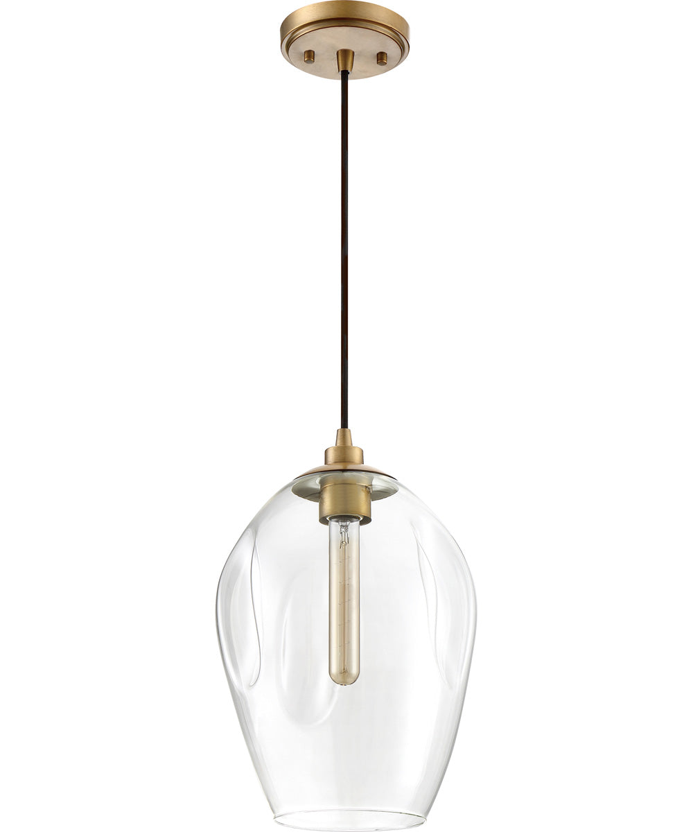 Nostalgia Small 1-light Mini Pendant Weathered Brass