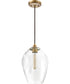 Nostalgia Small 1-light Mini Pendant Weathered Brass
