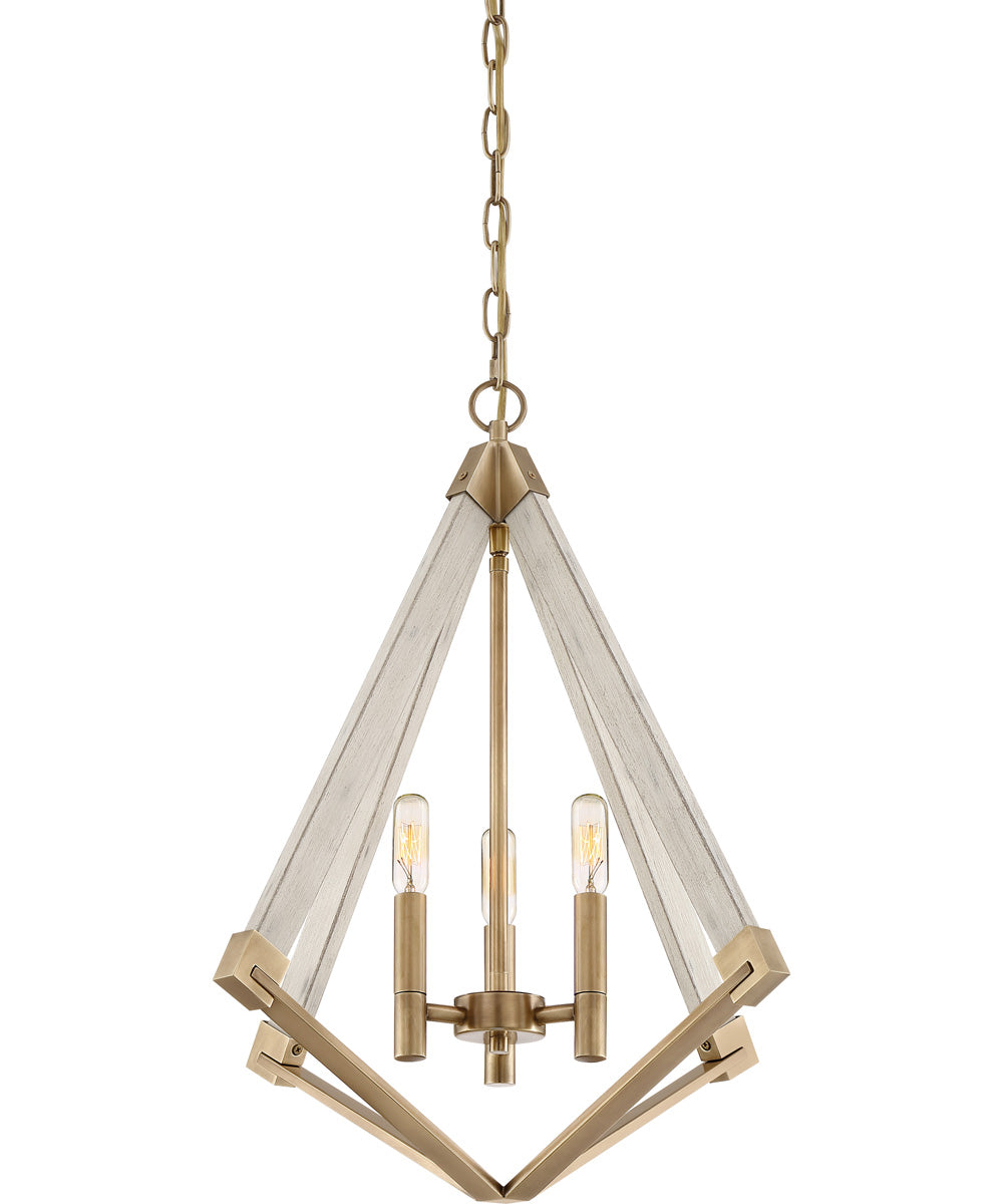 Viewpoint 3-light Pendant Weathered Brass