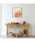 Framed Thankful Pumpkins by Nina Blue Canvas Wall Art Print (22  W x 22  H), Sylvie Maple Frame