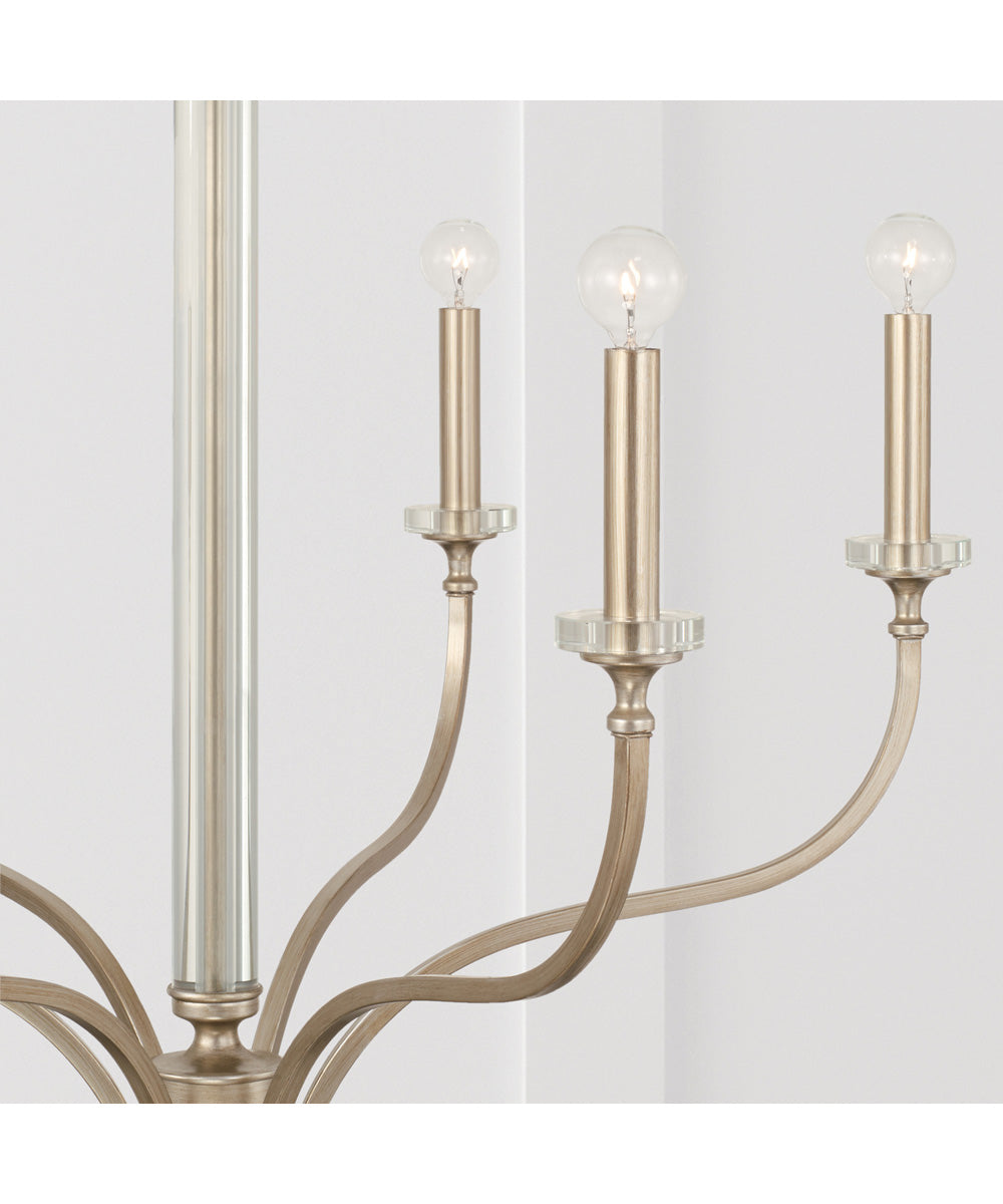 Breigh 6-Light Chandelier Brushed Champagne