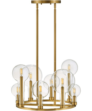 Alchemy 8-Light Medium Single Tier in Lacquered Brass