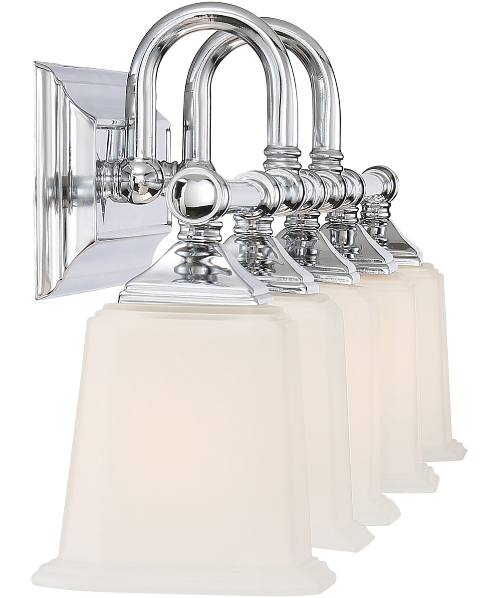 Nicholas 5-light Bath Light Polished Chrome