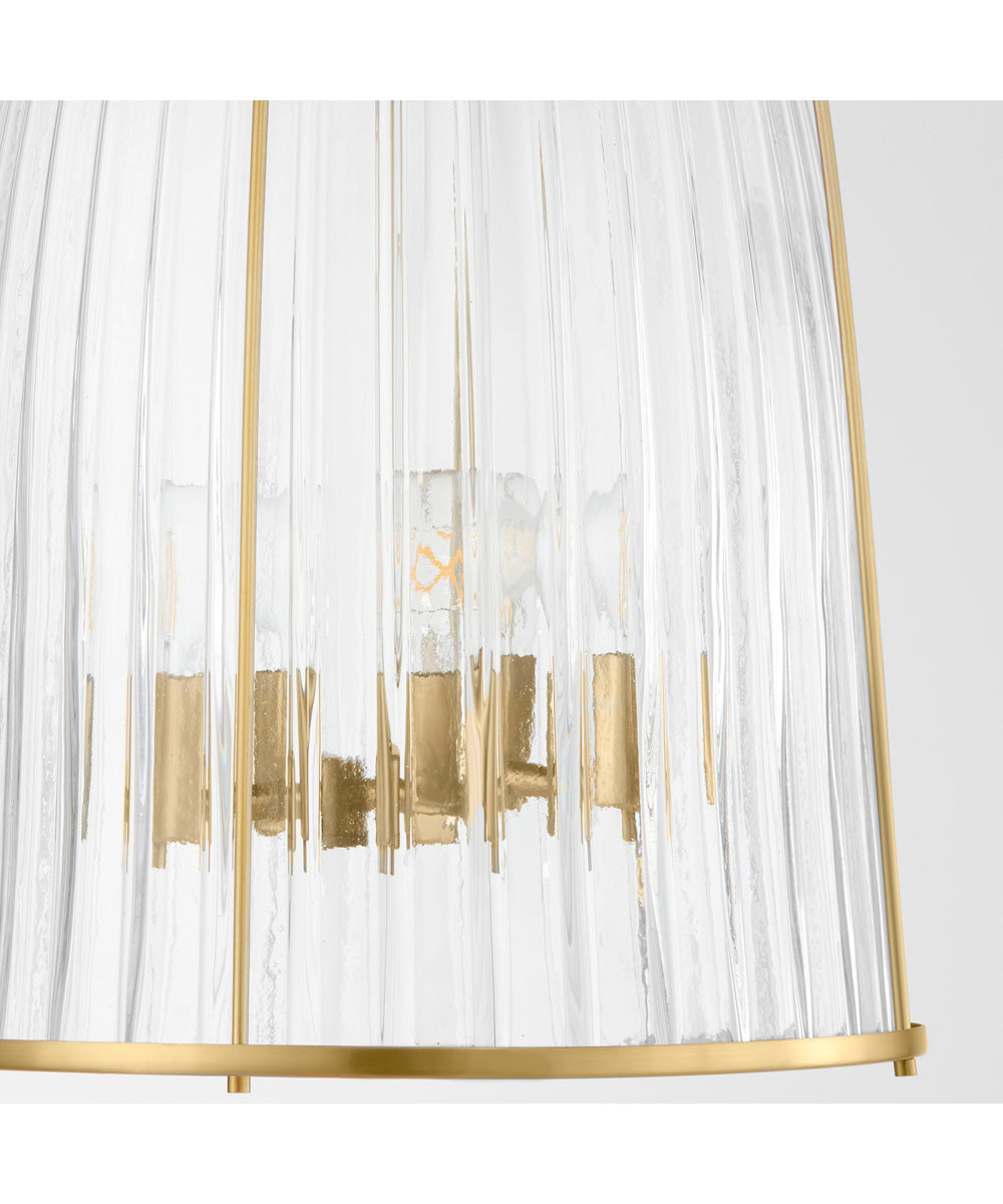 3-light Pendant Aged Brass