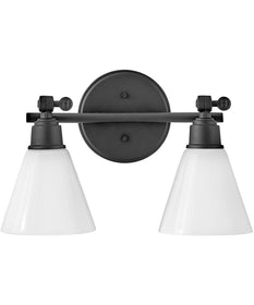 Arti 2-Light Two Light Vanity in Black