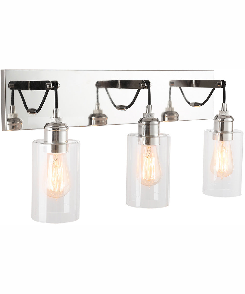 Prospero 3-Light Vanity Polished Nickel