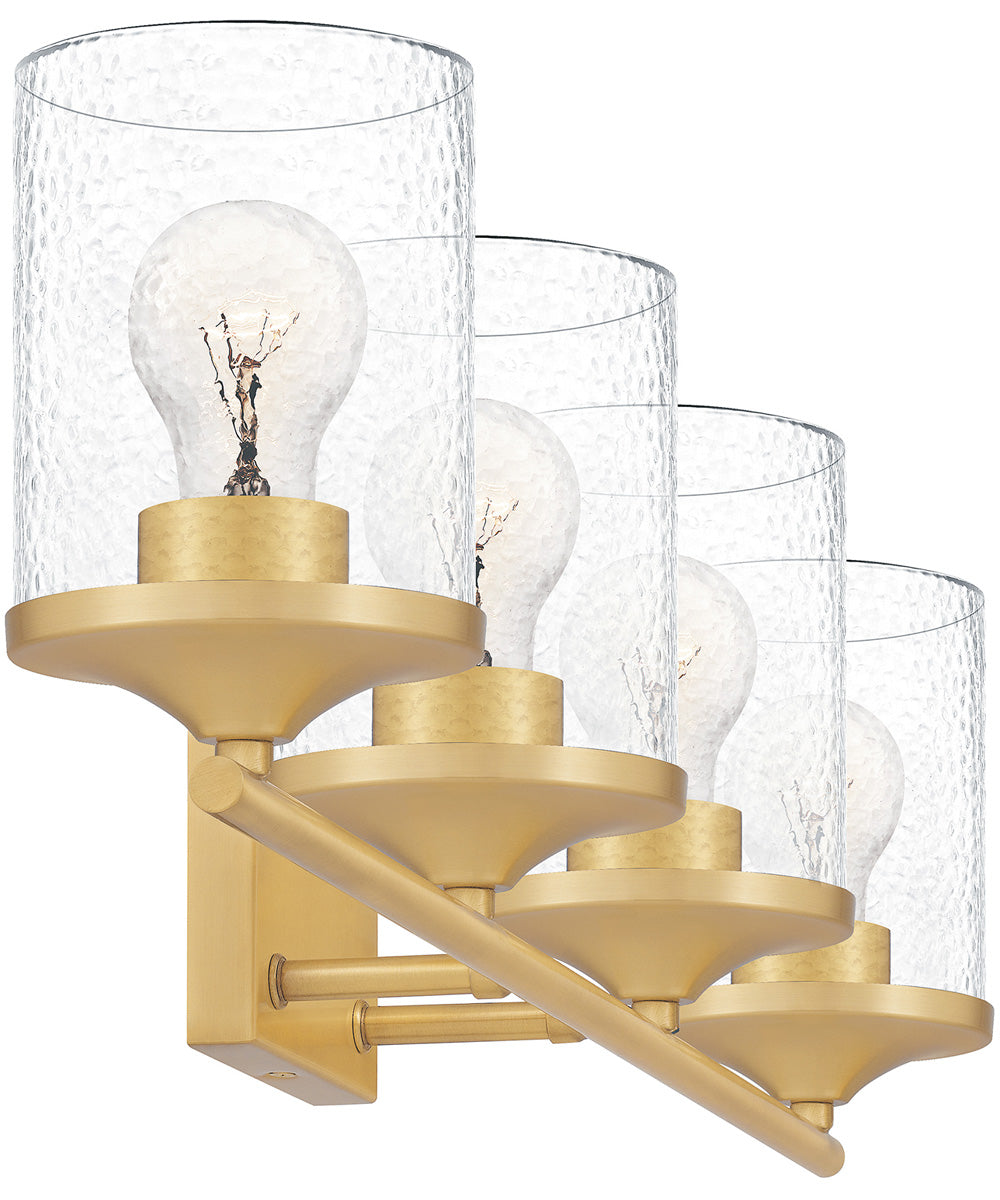 Abner Extra Large 4-light Bath Light Aged Brass