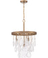 Vesi 4-Light Pendant Satin Brass