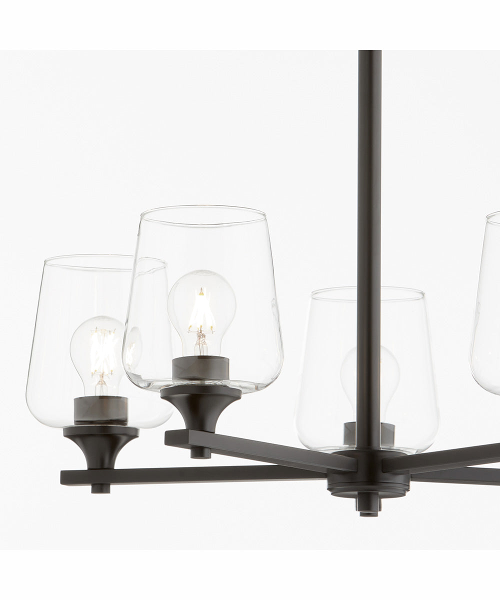Veno 5-light Chandelier Matte Black