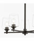 Veno 5-light Chandelier Matte Black