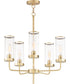 Crosby 5-Light Chandelier Satin Brass