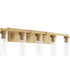 Kilbey 5-light Bath Vanity Light Aged Brass