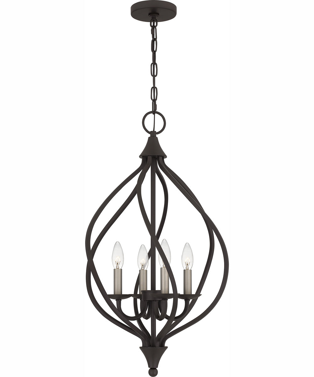 Dupont Large 4-light Pendant Old Bronze