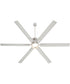 80" Zeus Patio Ceiling Fan Satin Nickel