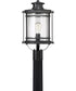 Booker Large 1-light Outdoor Post Light Mystic Black
