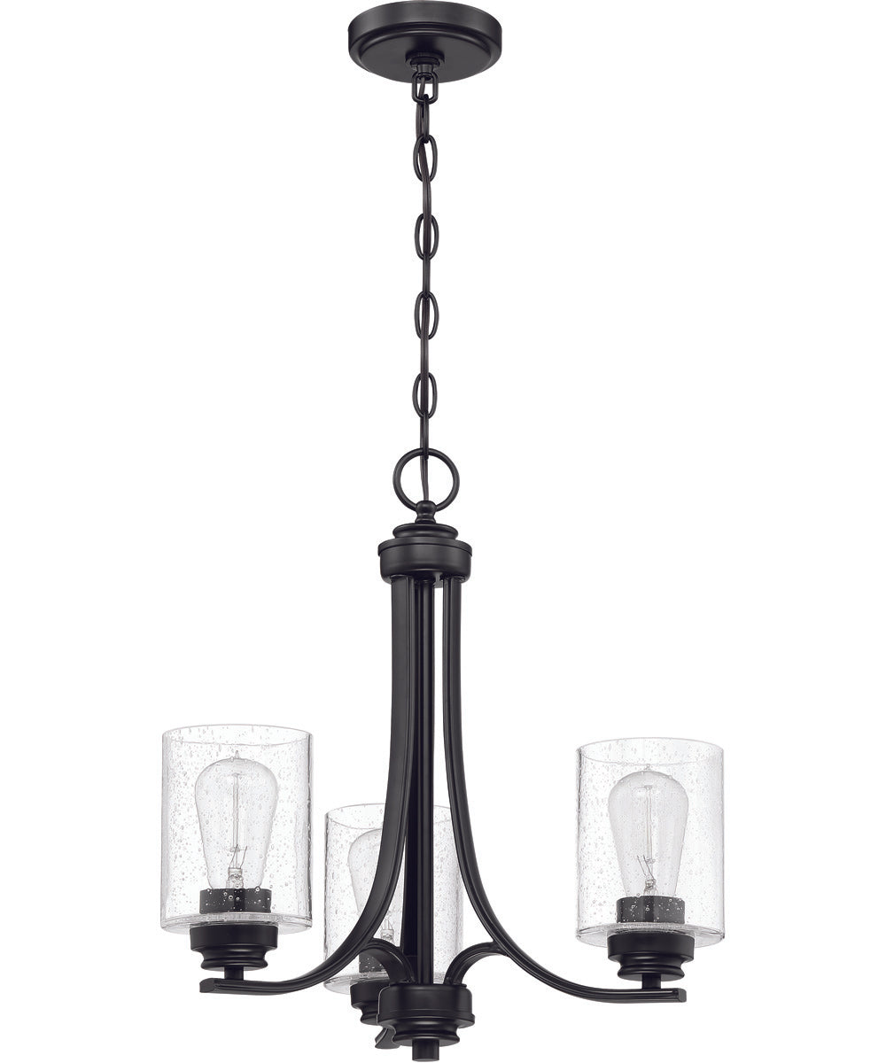 Bolden 3-Light Chandelier Flat Black