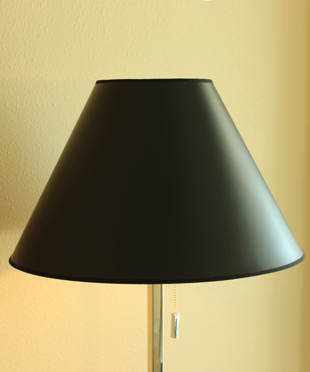 18"W x 12"H Bold Black with True Gold Lining Hard Back Empire Lampshade