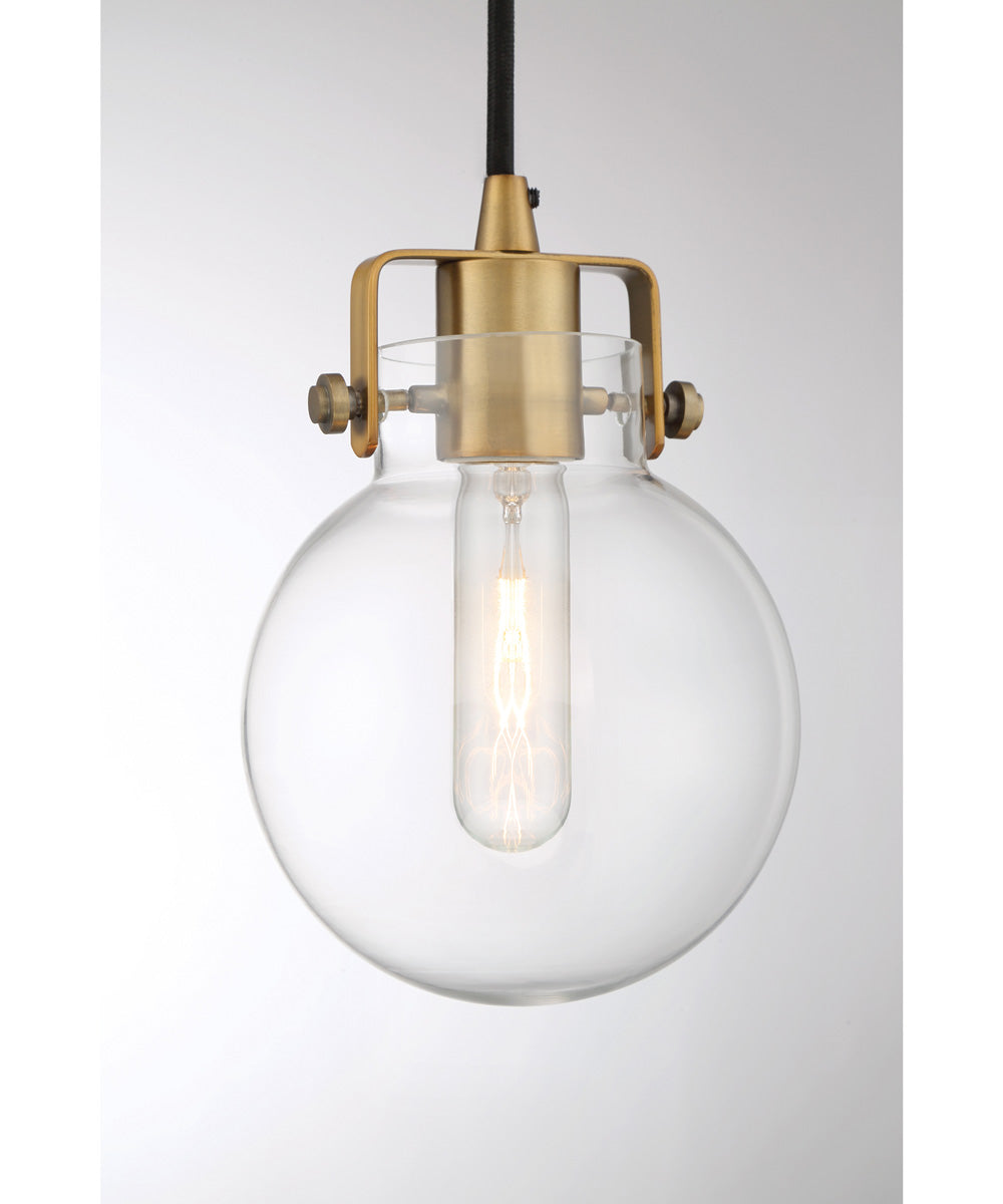 Sidwell Small 1-light Mini Pendant Weathered Brass