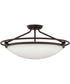 Ashland Extra Large 4-light Semi Flush Mount Western Bronze