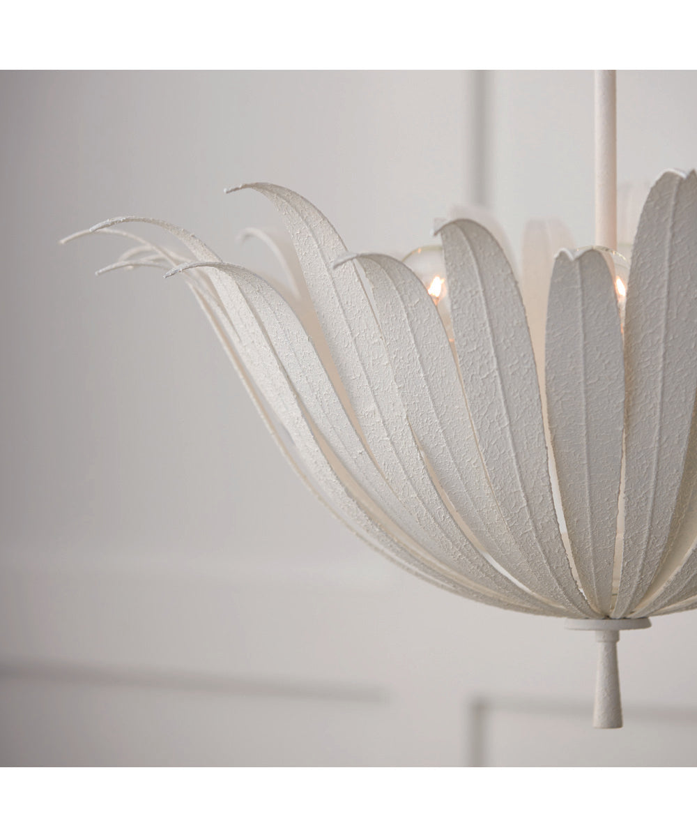 Eden 4-Light Pendant Textured White