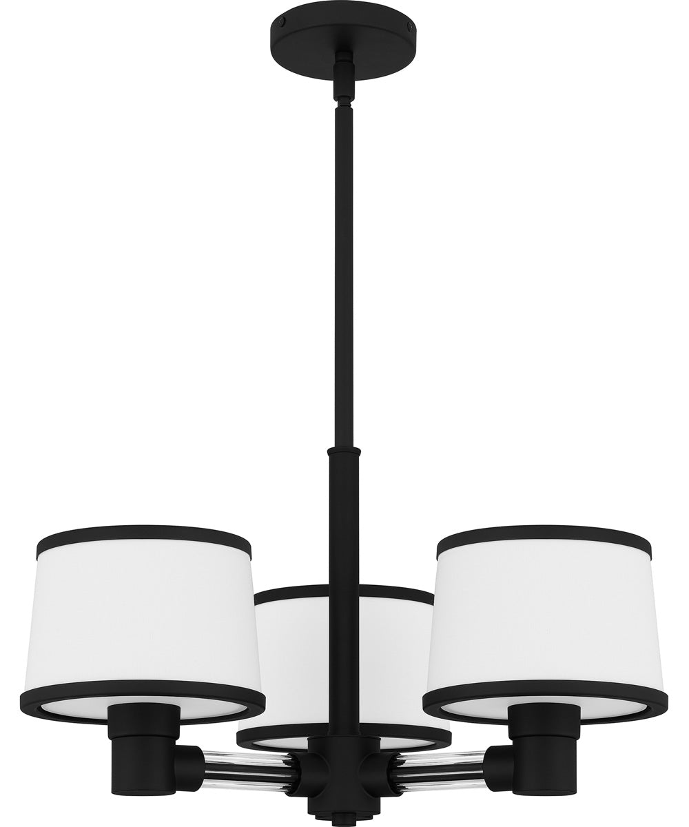 Kylen 3-light Pendant Matte Black