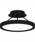 Outskirts Small Semi Flush Mount Earth Black