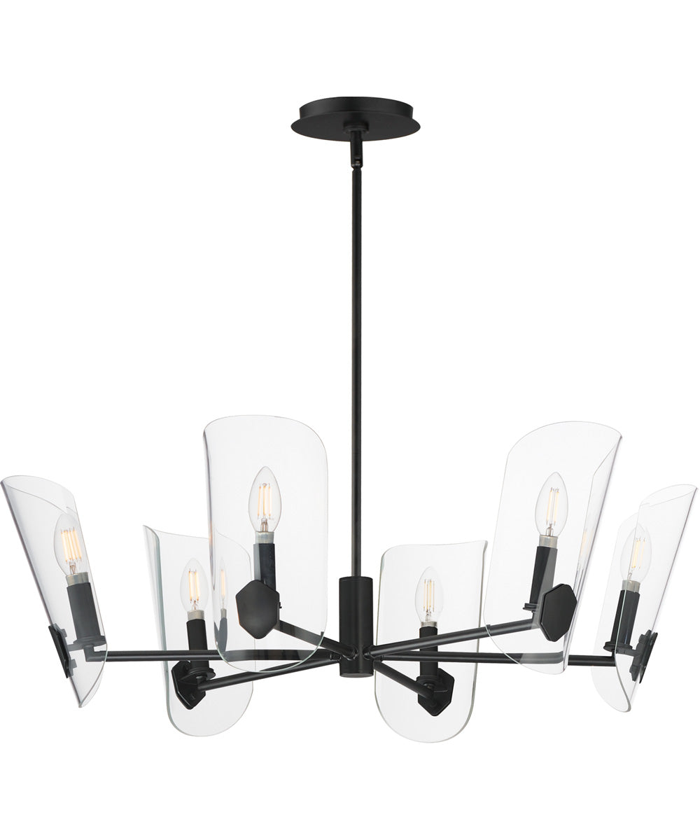Armory 6-Light Chandelier Black