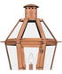 Burdett Large 3-light Outdoor Post Light Aged Copper