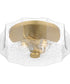 Quoizel Flush Mount Medium 2-light Flush Mount Aged Brass