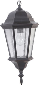 9"W Chadwick 1-Light Outdoor Pendant Oiled Bronze Gilded