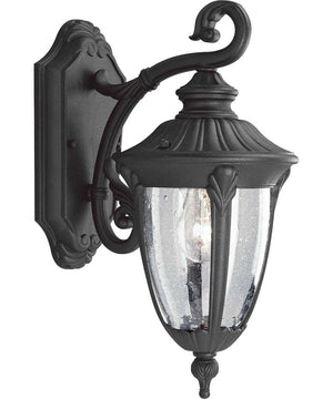Meridian 1-Light Small Wall Lantern Textured Black