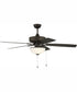 52" Outdoor Pro Plus 211 White 2-Light Indoor/Outdoor Ceiling Fan Espresso