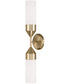 Devon 2-Light Sconce Matte Brass