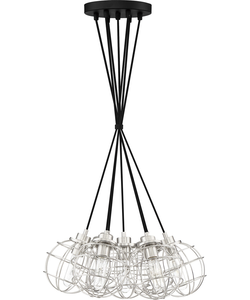 Navigator 7-light Pendant Earth Black