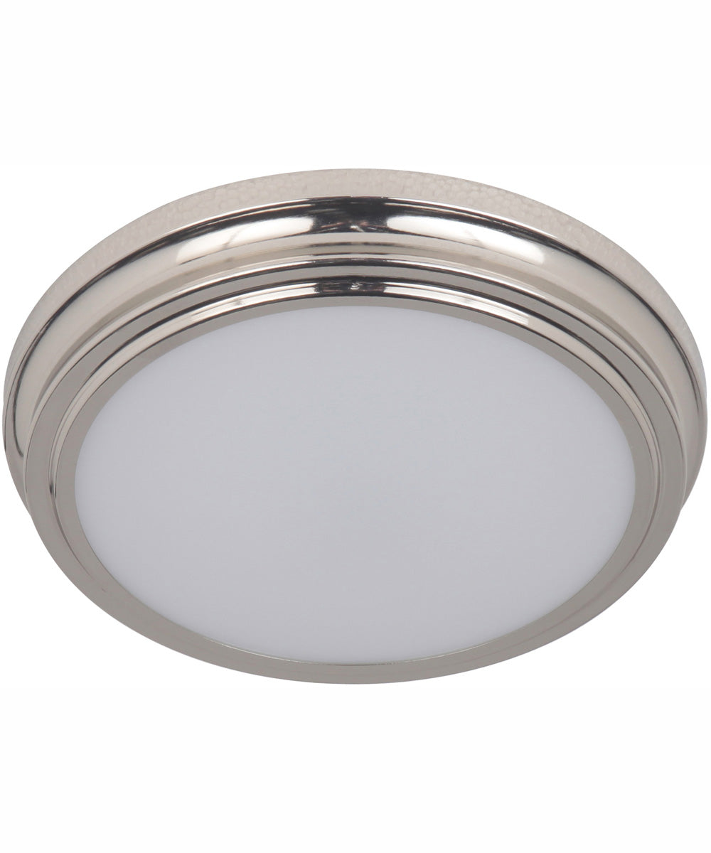 X66 1-Light LED Flushmount Brushed Polished Nickel