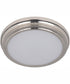 X66 1-Light LED Flushmount Brushed Polished Nickel