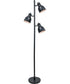 Galvin 3-Light Metal 3-Light Floor Lamp Dark Bronze