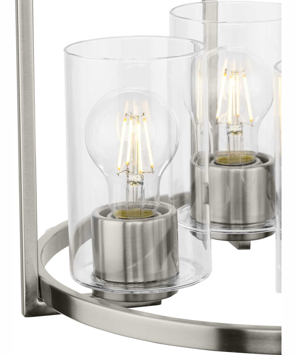 Goodwin 4-Light Modern Farmhouse Hall & Foyer Light Brushed Nickel