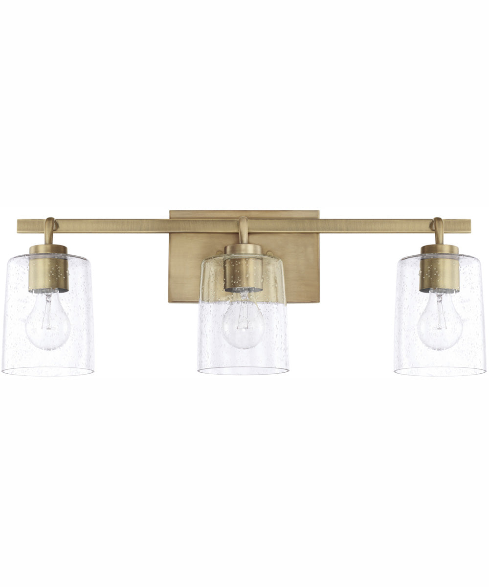 Greyson 3-Light Vanity Aged Brass