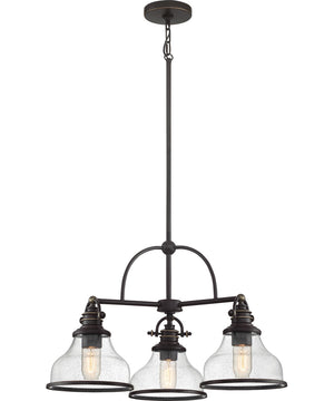 Grant 3-light Chandelier Palladian Bronze