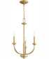 Reyes 3-light Chandelier Aged Brass