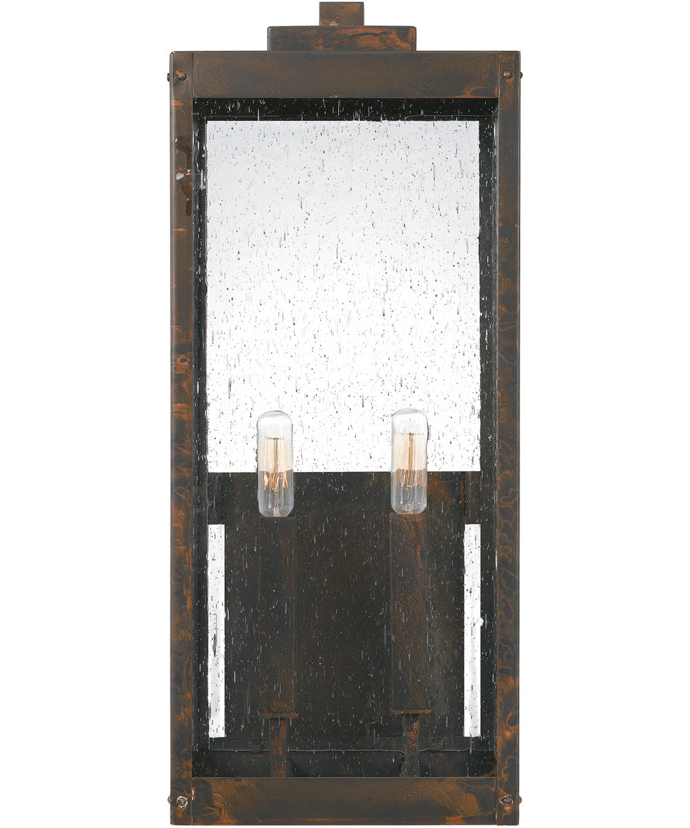Westover Extra Large 2-light Outdoor Wall Light Industrial Bronze