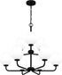 Nielson 9-light Chandelier Matte Black