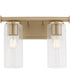 Tamara Day's Mercier 2-light Bath Vanity Light Aged Brass