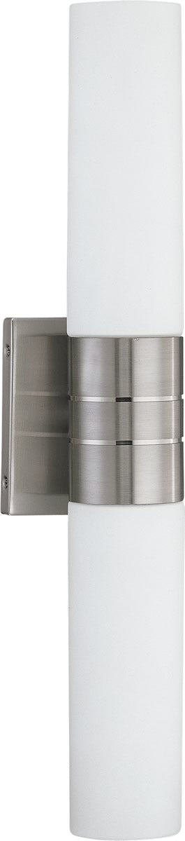 5"W Link 2-Light Vanity & Wall Brushed Nickel