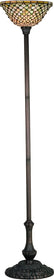 73"H Diamond & Jewel Torchiere