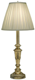 28"H 1-Light Buffet Lamp Burnished Brass