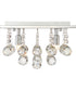 Bordeaux Small 4-light Flush Mount Polished Chrome