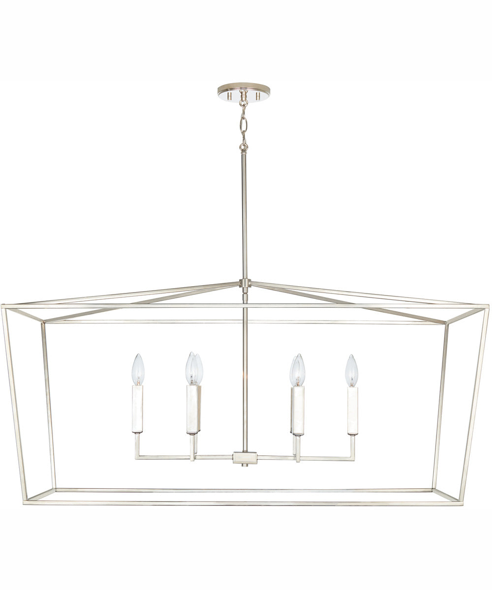 Thea 6-Light Island Polished Nickel