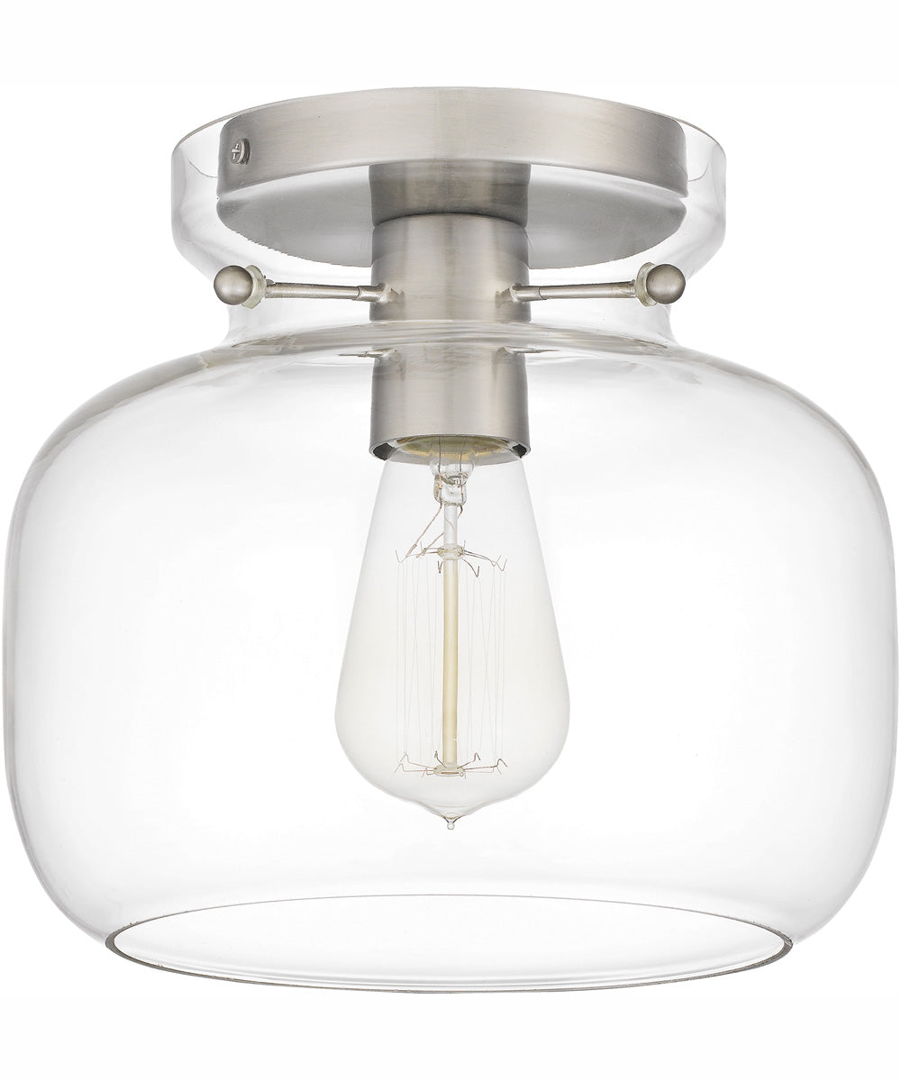 Quoizel Flush Mount Small 1-light Flush Mount Brushed Nickel